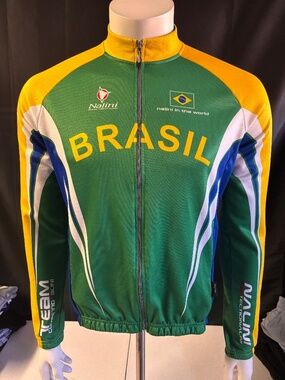 Mens large Nalini Brasil winter cycling jacket